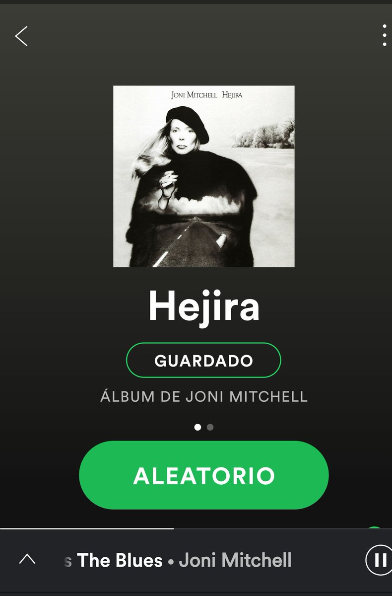 AndreaAlvarezAA's tweet image. Qué gran disco #hejira de la Mitchell . Atemporal. ( esta es la moda que va)