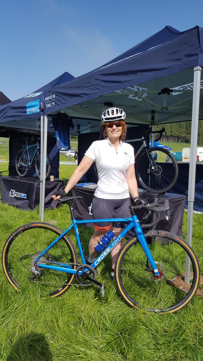 KinesisBikes_UK's tweet photo. We're having a great day at #bitb18. Sunshine, bikes, smiles, great racing &amp; company. It doesn't get much better! https://t.co/Ip8kYm4UN8