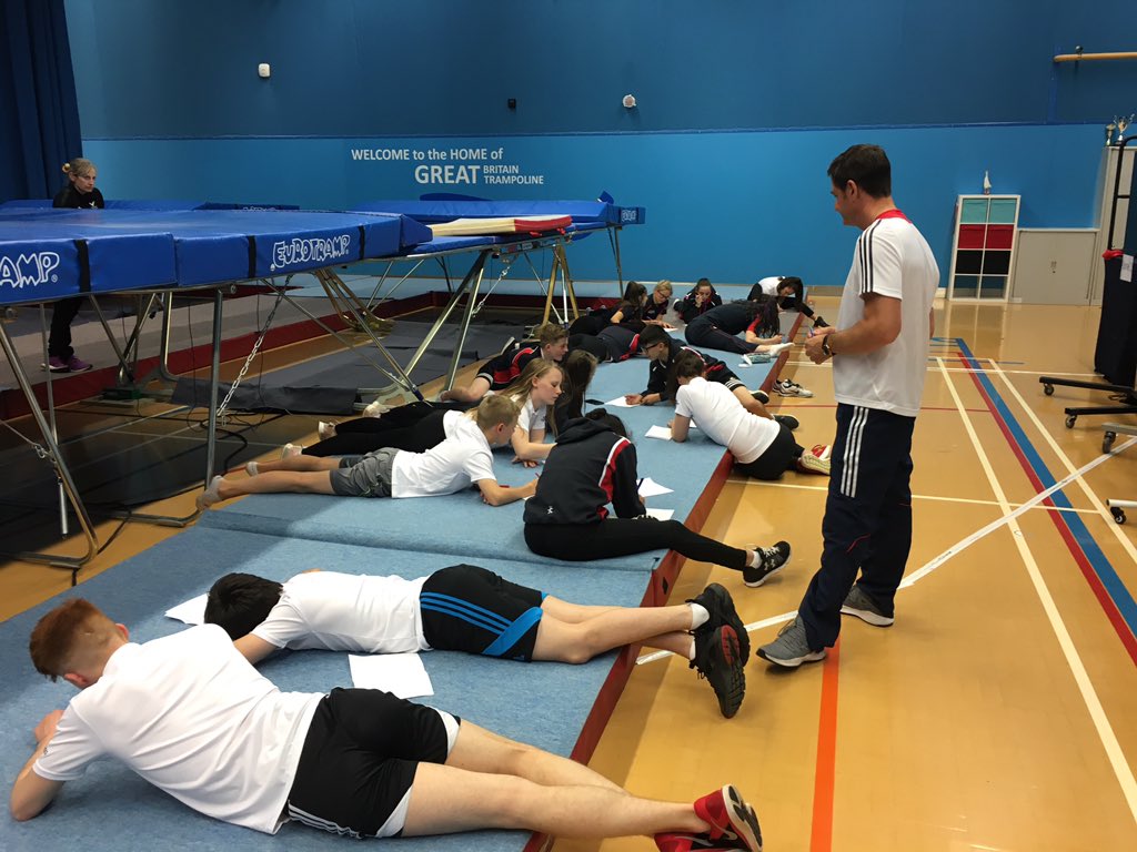 BryonyPage1's tweet photo. Discussing #SMARTERR goal setting with the GB Junior TRA team #AIR #LTAD #inspirethenextgeneration @BritGymnastics https://t.co/NFKo9m7LR6