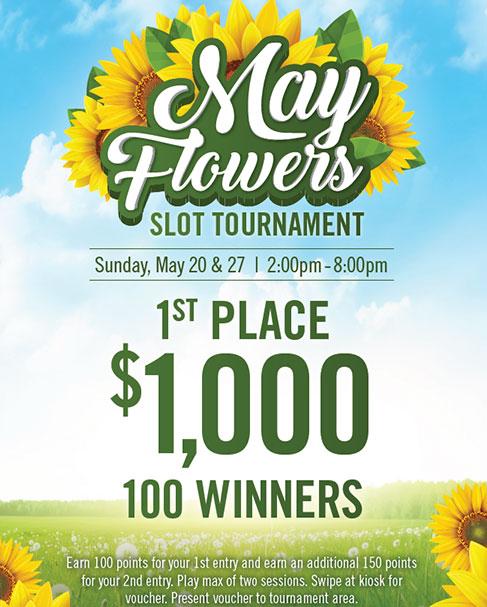 goldcoastcasino's tweet photo. #AprilShowers bring #MayFlowers #SlotTournaments! Sunday, May 20th &amp; 27th, 2-8pm at #GoldCoastcasino. First place wins $1,000! #Slots #BoydGaming https://t.co/AdQ6EFzD8X