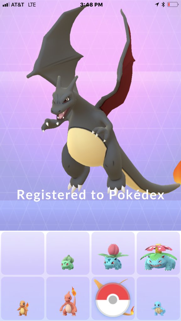 POMCmomma's tweet photo. #PokemonGoCommunityDay #PokemonGOth #PokemonGO #pokemongofever #gottacatchthemall #charlizard #ShinyCharizard #level29 #gooberfishnate #goteammystic #Mystic 
#mystic7 @MYSTIC7 https://t.co/LMANgl2zpH