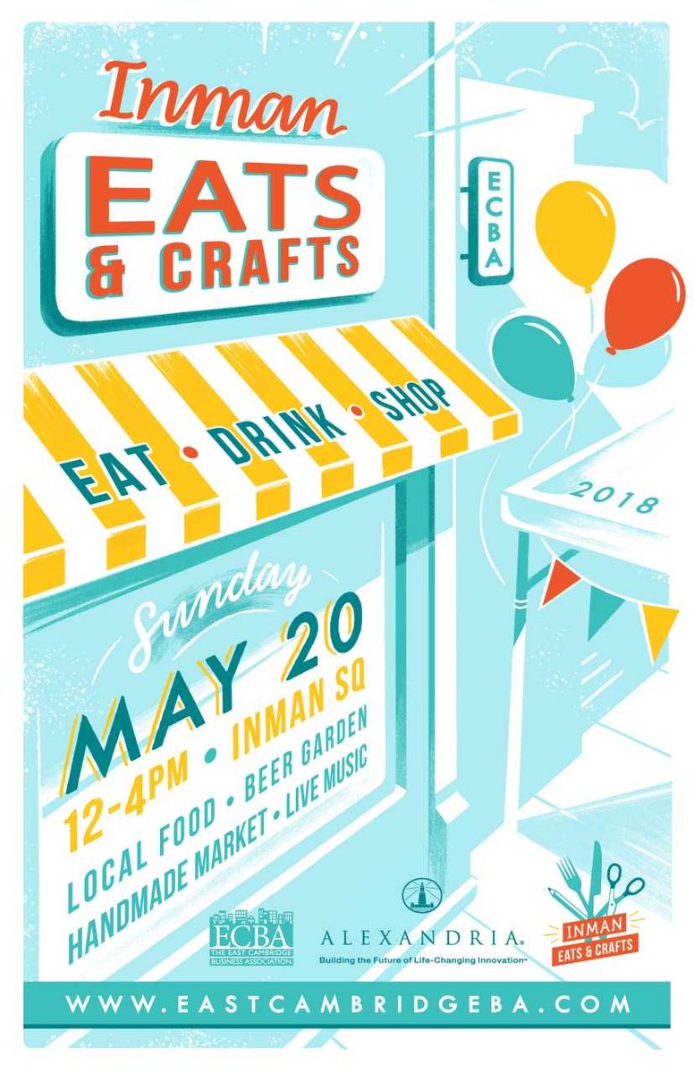 Today is the day! Come on down to the Inman Eats &amp; Crafts fair in Cambridge! We will  be standing a long side our neighbors and friends offering the community  a true taste of what Inman Square has to offer, and of course what Ole  has to offer! #InmanEatsandCrafts #Ole