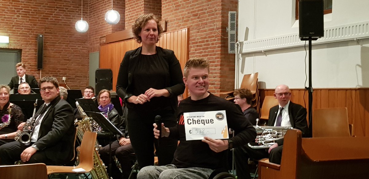 Benefietconcert georganiseerd door Muziekvereniging In Corpore brengt €938,- bijeen voor <a href="/StichtingWalkOn/">Stichting Walk On</a> . Wij kunnen terug kijken op een geslaagde muzikale avond! stichting-walk-on.org/nieuws-index/1…