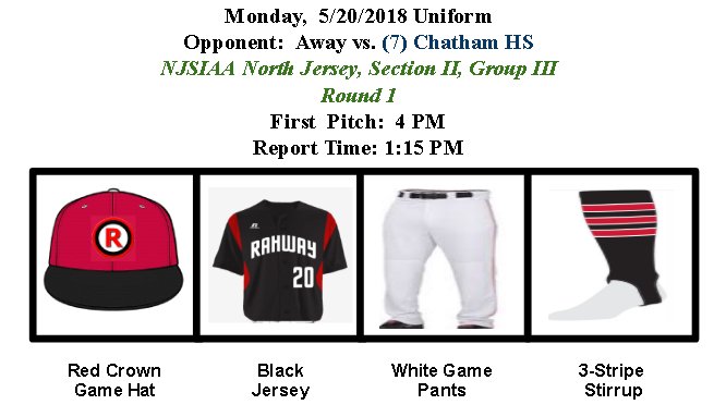 RahwayBaseball's tweet image. Everyone on the travel list for tomorrow has been notified via email. 

#SystemOverSelf