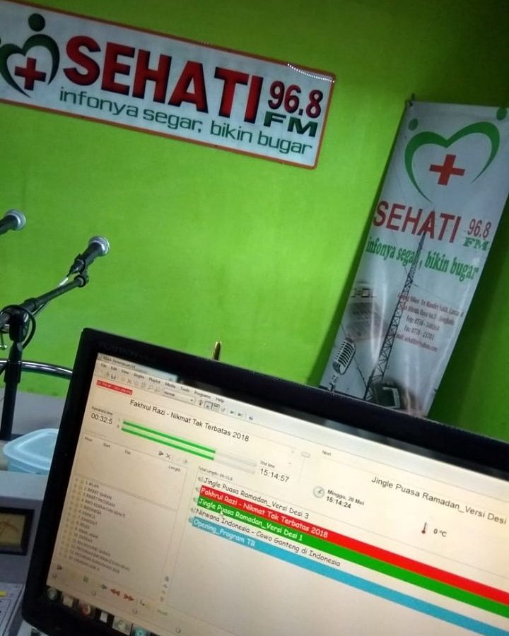 Now playing in <a href="/radiosehatifm/">Radio Sehati 96,8 FM</a> Nikmat Tak Berbatas... Thanks ya gaes #mdbengkulusquad
Kalian yg mau request #nikmattakberbatas silakan request ke radio2 kesayangan kalian...stay tune👍