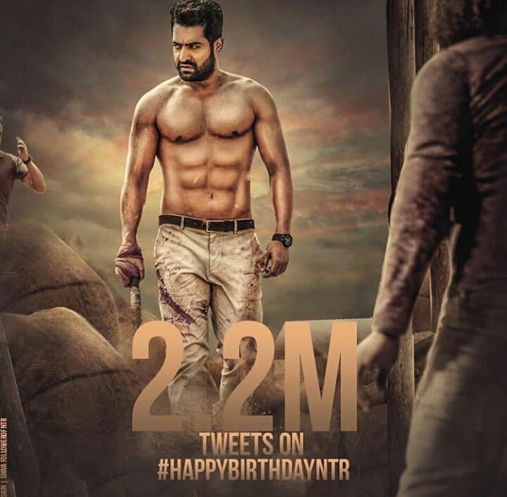 SasiKir54703134's tweet photo. Aatt...๐๐ฅ๐ฅ
2.2M....Tweets โโ
#HappyBirthdayNTR
#tweet
#NTR28FirstLook
#AravindaSamethaVeeraRaghava
#Tarak https://t.co/JkTwcE5xNj
