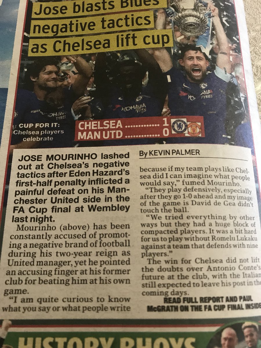 del34w's tweet photo. Is Mourinho for real 😳 https://t.co/AFbDVlBXyc