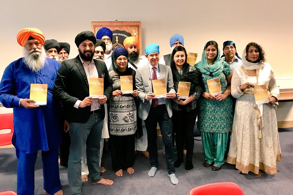 Delighted to share my thoughts at the launch of <a href="/andy4wm/">Andy Street</a> faith action plan,the lack of Sikh representation at senior leadership across the region &amp; how the Sikh community can support the mayor in meeting this objective! Thanks <a href="/ninderjohal/">Ninder Johal DL</a> for chairing &amp; <a href="/GNGSmethwick/">Guru Nanak Gurdwara Smethwick</a> for hosting