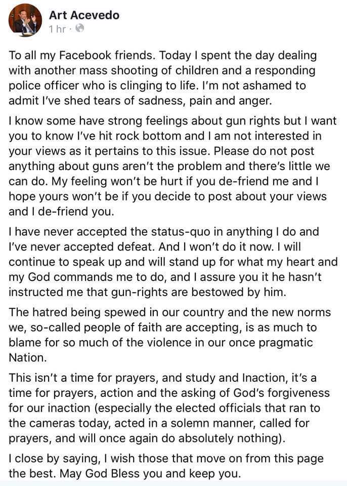 MargBeckwith's tweet image. Thank you @ArtAcevedo 
#StopSchoolShootings 
#SensibleGunControl NOW!
