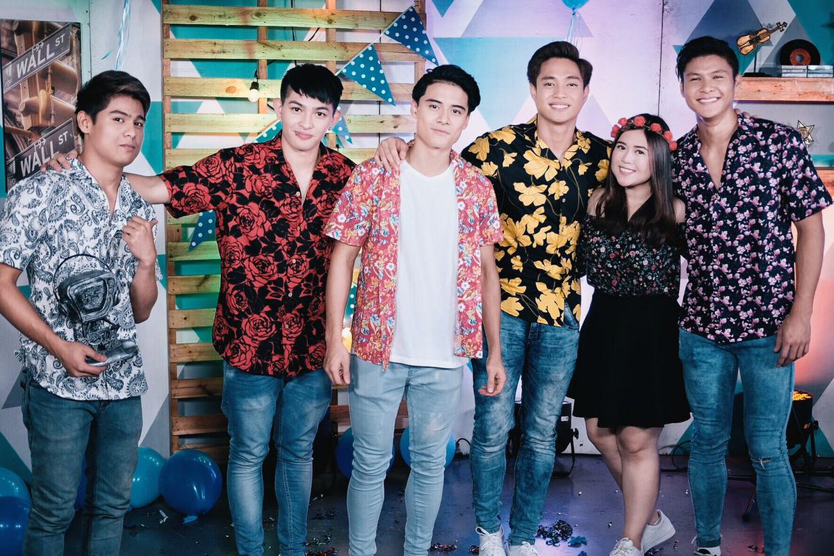 BoybandPH's tweet photo. Thank you for watching #BOYBANDPHXBaconParty  Super Fans and Bandmates! Also, shout out to Super Girl @aidelacruz 's photoshop skills! Hehe! We love you guys! Bacon for everyone!🥓🥓🥓 https://t.co/donkV4DZNm