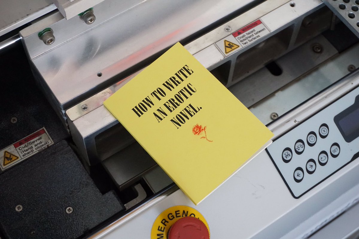 A6Books's tweet photo. The last day of @OffprintProject at @Tate Modern! How to Write an Erotic Novel is a collection of drawings by NY-based artist Emily Clayton made over a year while writing an erotic novella. Produced in-house at LCBA by Sam Whetton and @Esther_McManus https://t.co/SShIMochdA