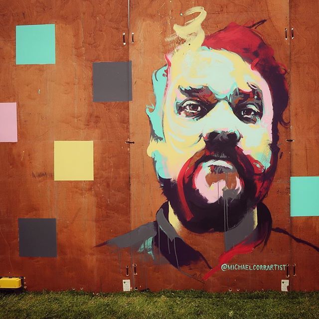 nikkimcwilliams's tweet image. Michael finished this mural in Glasgow yesterday. I think it’ll be up for about a week- location tagged above ❤️ #frightenedrabbit #scotthutchison #frabbit ift.tt/2wVRhsl