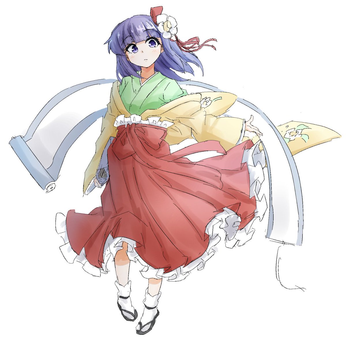 稗田阿求 「#深夜の真剣お絵描き60分一本勝負
阿求 」|たる丸のイラスト