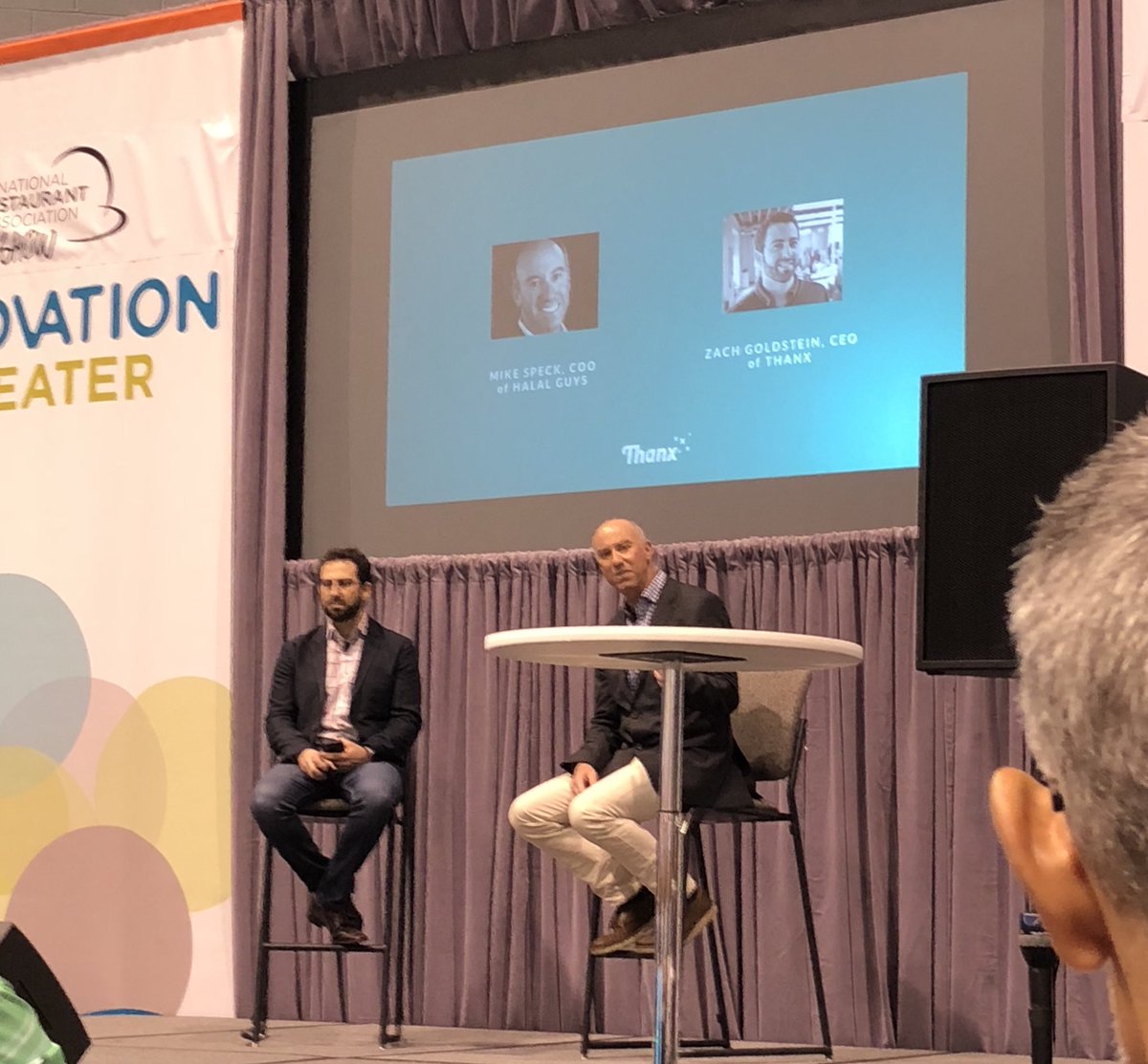 #MikeSpeck talking protecting your brand. 
<a href="/ThanxInc/">Thanx</a> <a href="/HalalGuys/">The Halal Guys</a> @NRAShowIntl #NRAShow2018