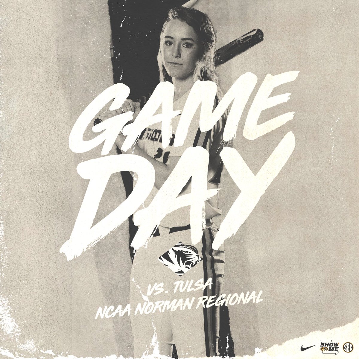MizzouSoftball's tweet photo. GAMEDAY l Mizzou and Tulsa resume last night's suspended game at noon CT. The Tigers will be coming to bat in Top 4th with the score tied at 5-5

💻 https://t.co/AZzqhFInLh (WatchESPN)
📊 https://t.co/Fz6HHhzOZf

#MIZ #ShowMe 🐯💣🌆 https://t.co/NuffuPPfT8
