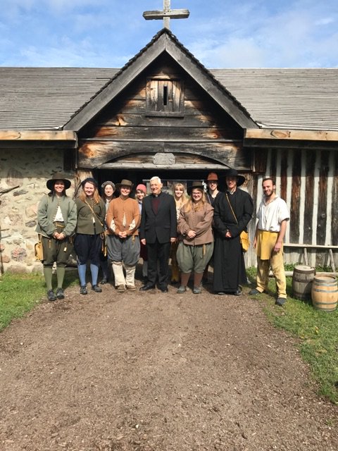willbaird's tweet photo. Very honoured to have had  the opportunity to welcome Fr. General Sosa to @SainteMarie_hhp for a tour today with @JesuitsinCanada @martyrsshrine1 #FGinCanada #jesuits https://t.co/SeZPy9J4vS