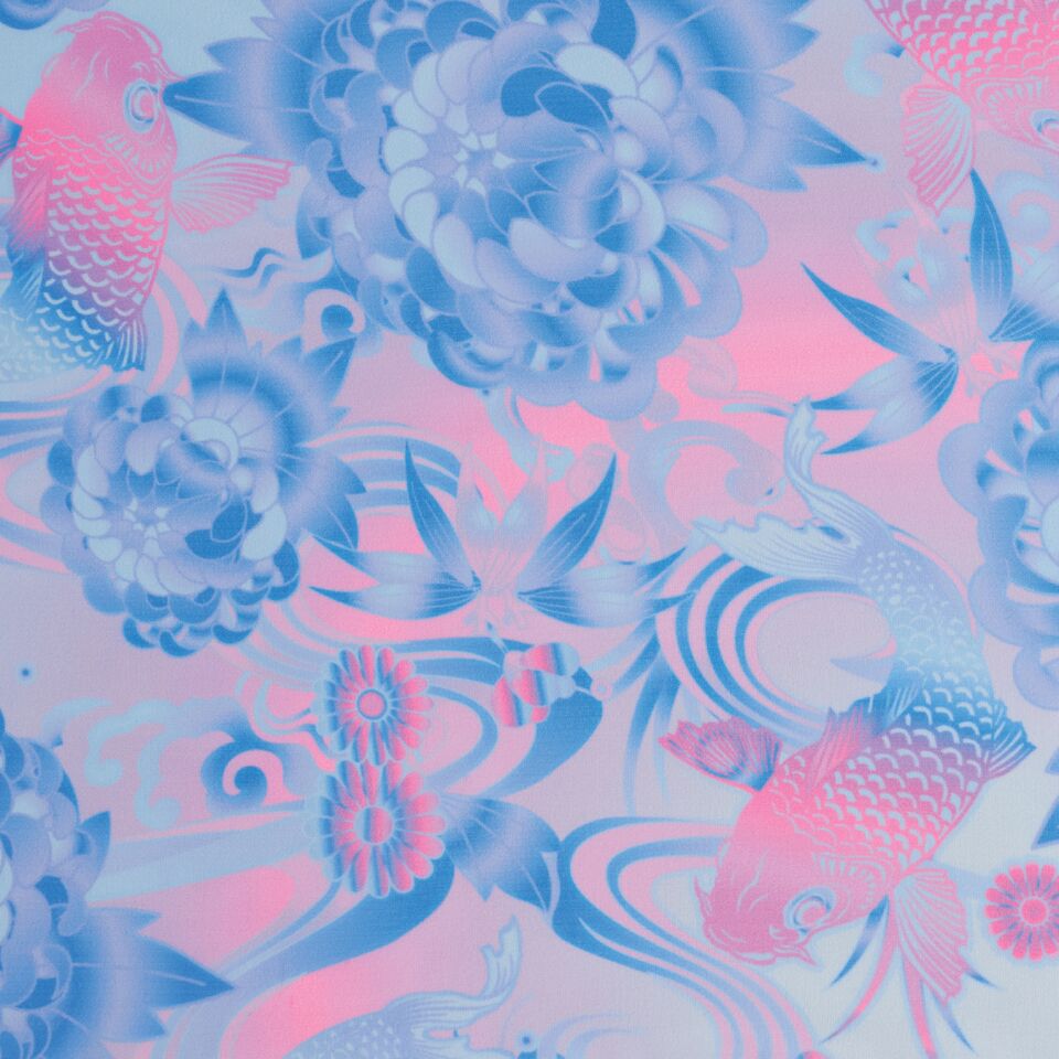 CosplayFabrics's tweet photo. Today’s fabric inspiration: Light blue/pink Koi Chiffon from the Yaya Han Collection. 
Available in the U.S. from @JoAnn_Stores and internationally from https://t.co/8hnq42KWe0.
#fabricinspiration #yayahan #cosplayfabrics #fabric #chiffon https://t.co/6OLHK1M0MA