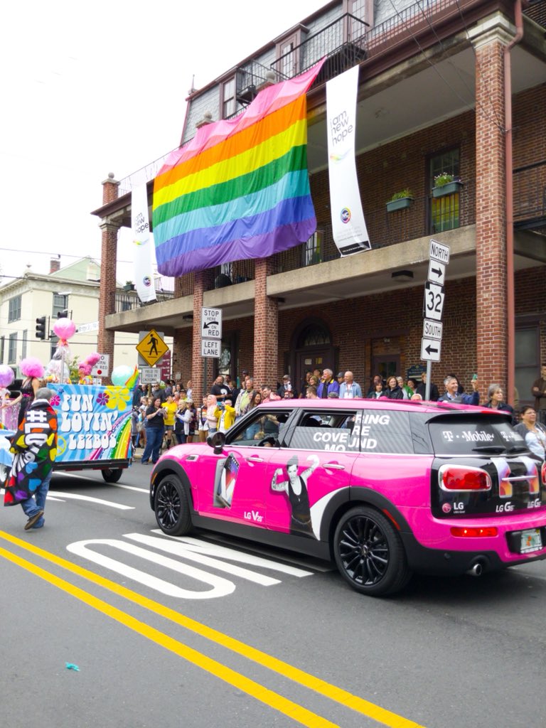 tiffthetechie's tweet photo. One year ago today I had the best time driving the #PHLMini in @nhcelebrates #NewHopePride! The love at that event was unreal! #UnlimitedPride #AreYouWithUs #NERules https://t.co/Pfj7BVdApi