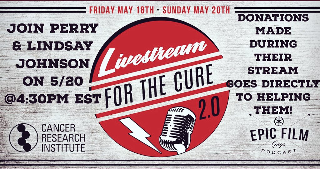 hellolifewtf's tweet photo. Today’s the day everyone!! It’s the LAST day of @Livestream4Cure! Please join us @ 4:30pm EST as we help close it out. Every donation made while we’re on goes directly to helping our financial needs! Thank you @EpicFilmGuys! #PodernFamily #TeamPerry #HelloCancerWTF https://t.co/1uOhNLlvOe