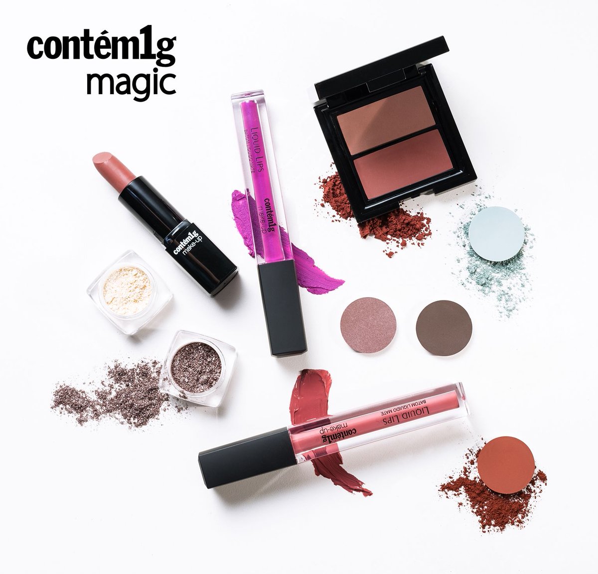 SucessoMagic's tweet photo. Linha completa de maquiagem para você brilhar!

#Contem1g #Contem1gBeauty #makeup #maquiagem #batom https://t.co/D4n1ogyj4t