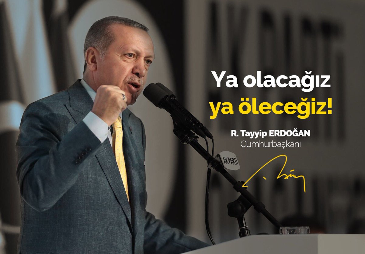 #WeAreErdogan YA OLACAĞIZ YA ÖLECEĞİZ <a href="/RT_Erdogan/">rt_erdogan</a>