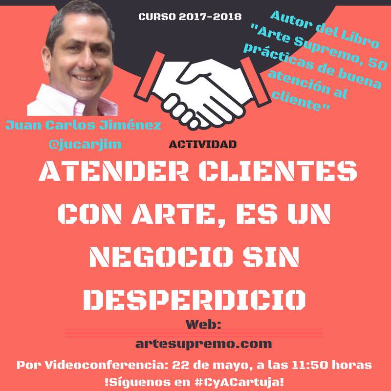 jmalex's tweet photo. Último profesional del curso 2017-2018 en #CyACartuja, será el 43 de esta apasionante aventura, aprenderemos sobre atención al cliente con @jucarjim! #FP @fp_empresa #RedFP @fpandaluza https://t.co/4heZjGKTkK