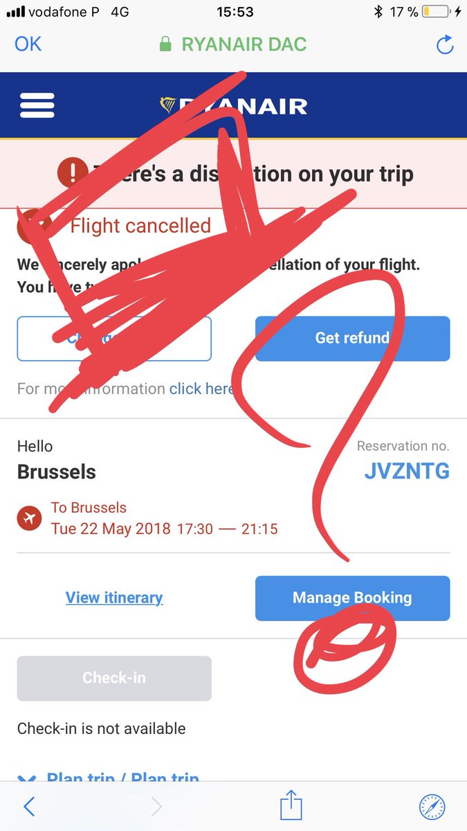 Prévenus par sms de l’annulation de notre vol 48h avant le départ. C’est une blague <a href="/Ryanair/">Ryanair</a> ??? Comment retourner en Belgique sans me ruiner maintenant? <a href="/Test_Achats/">bug POC by Kassem_s94</a> ?