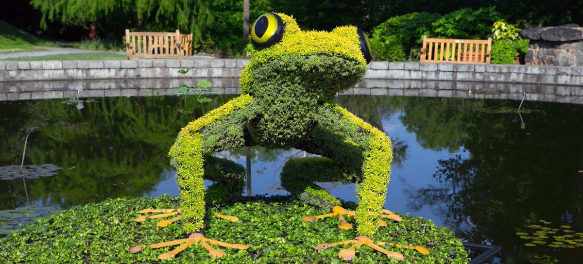 CityofAtlanta's tweet photo. Have you visited the @AtlBotanical Garden's newest exhibit, "Imaginary Worlds: Once Upon a Time?" It features giant living plant sculptures that the whole family will love! #AtlBotanical https://t.co/8jflywr176