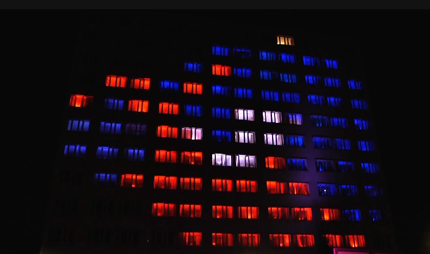 TVStyk's tweet photo. Hey @elonmusk, look what made its way into this year's @Projekt_PIWO Light Show ^^ 
https://t.co/aORwnVUQFz https://t.co/LZPOXXvwxD