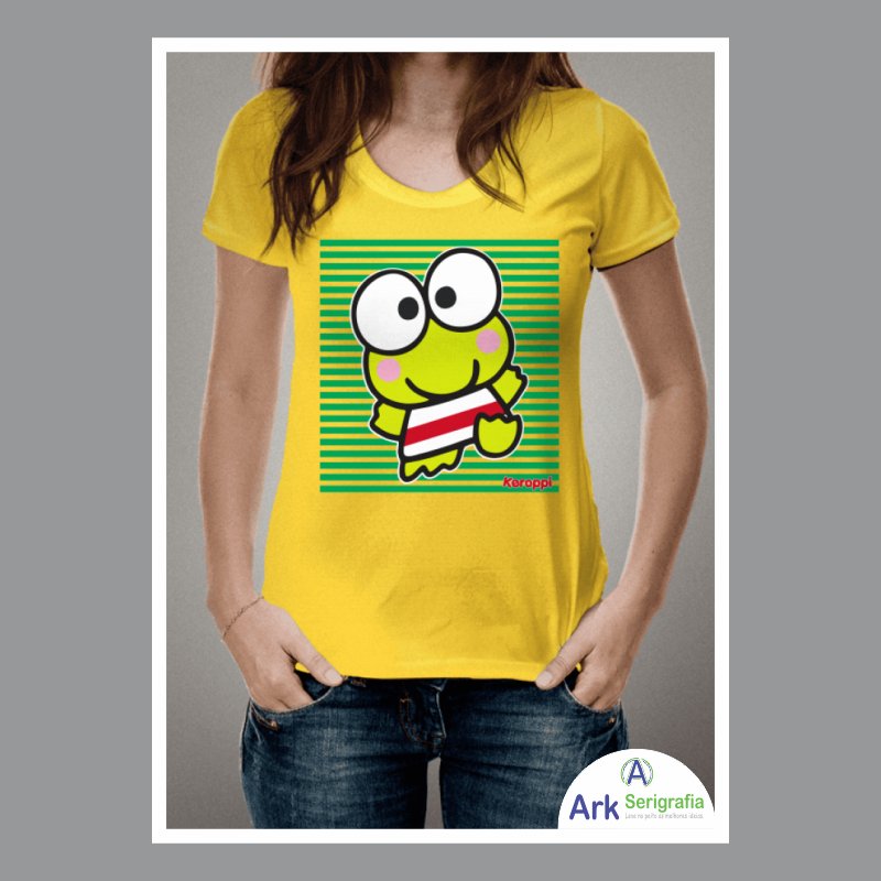 arkserigrafia's tweet photo. Que o Keroppi é muito famoso no mundo inteiro, isso você já estava ciente. Mas que as paixões desse sapinho são os jogos e os esportes, em especial o beisebol e o bumerangue você sabia?

#Keroppi #CamisaKeroppi #EstampaKeroppi #arkserigrafia #estampadigital #desenhoKeroppi https://t.co/wOe4G72CvB