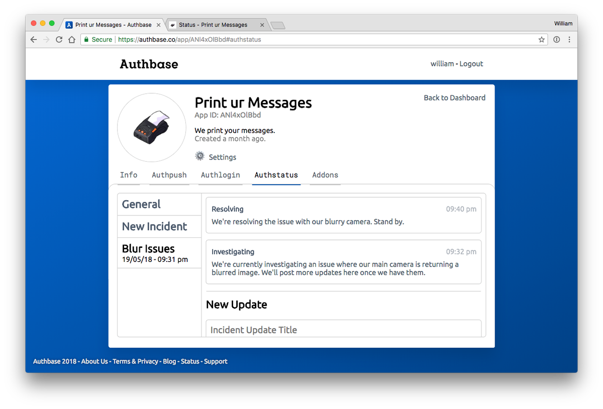ProductHunt's tweet image. Get yourself a status page with uptime monitoring and incident reporting for free 🔥 producthunt.com/posts/authstat…