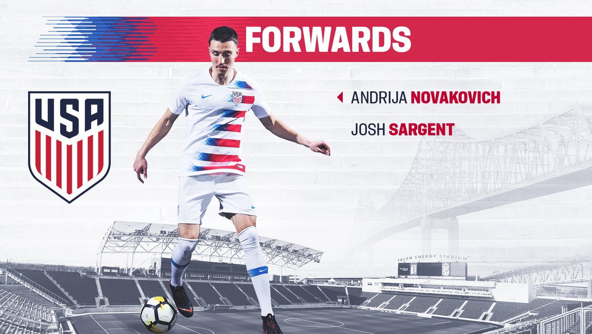 USMNT's tweet photo. 22 players. Average age of 22. The #USMNT's next generation will be on display. Meet the squad » https://t.co/aqlIFmY2oB https://t.co/KoArOvFk8h