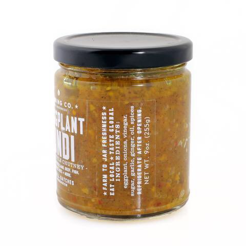seattlecanning's tweet photo. New batch of Good Food Award Winning Spicy Eggplant Kasundi now waiting for you at the West Seattle &amp; Ballard Farmers Market. https://t.co/T8JkfTgs5T