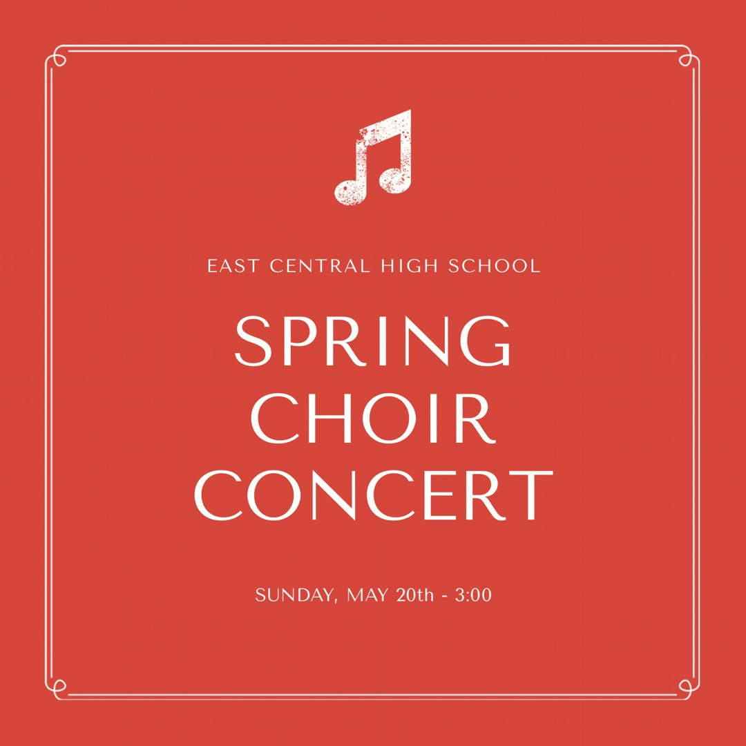 Our final concert of the year is today at 3:00, Hope to see you there!