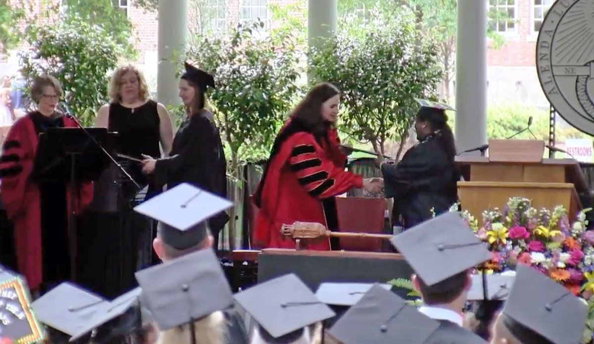 DavidsonCollege's tweet photo. Happening Now at #Davidson2018: Conferring of Degrees
Watch LIVE: https://t.co/EvVmSI7j5g https://t.co/3aOaiqAi2b