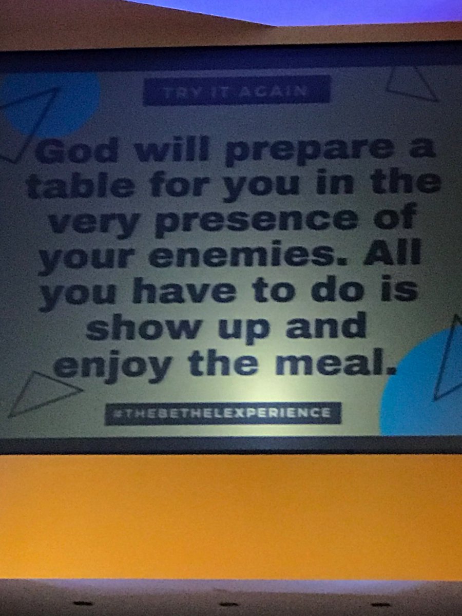Be prepared
