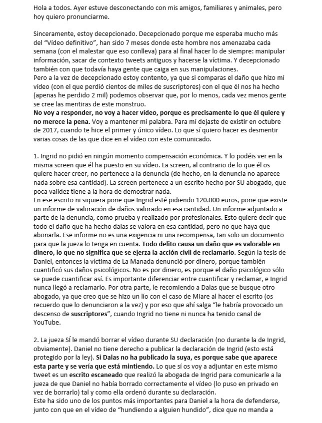Wismichu's tweet photo. La historia interminable. https://t.co/3HEVBEdJdW