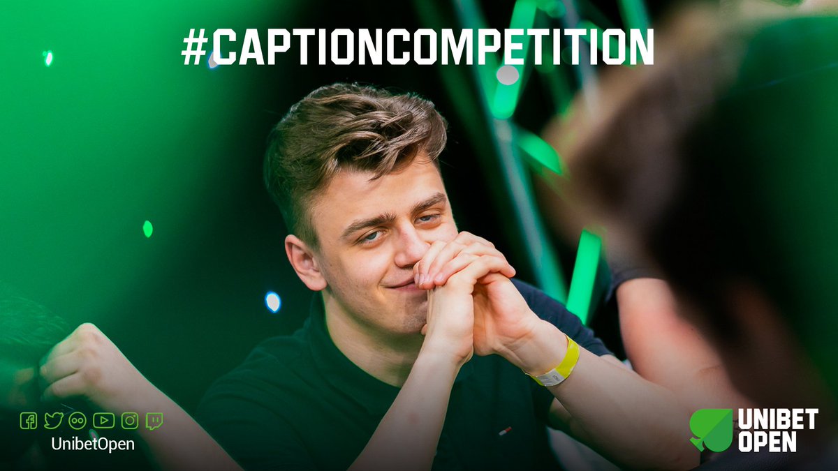 unibetopen's tweet photo. 💥Competition Time 💥
Comment below with your best caption and #UnibetOpen
The best comment will win €100 #UOS Ticket on @UnibetPoker
#CaptionCompetiton #UOS #UnibetOpen https://t.co/rLeEvWUZo0