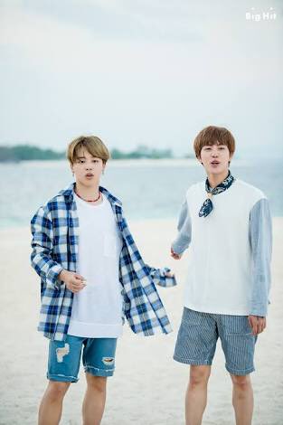 “Hey Jin!” Jimin says a little too enthusiastically and then inwardly cringes a million times at himself.“What’s up?” Jin asks him. Jimin is wearing shorts, a long sleeves t shirt and a handkerchief around his neck.“Well, I packed a small picnic, and the hotel gave me too much.