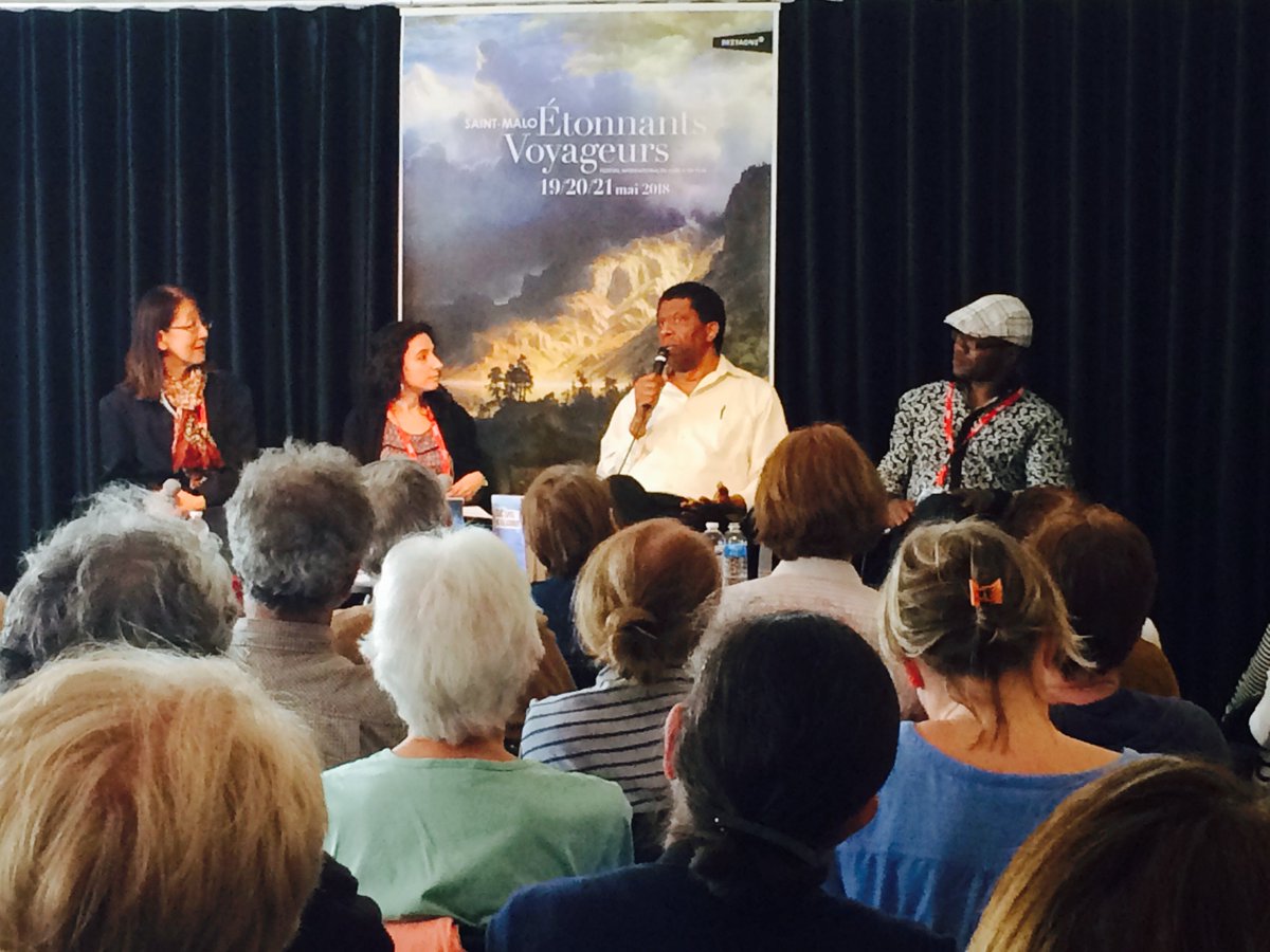 arts_melissa's tweet photo. #Maison du Québec | Québec du monde entier à @FestivalEV : avec @Blaise_Ndala, #DanyLaferriere, #CarolineVu @Camillerobille @Quebec_FR @LeCALQ @MCCQuebec @memoiredencrier https://t.co/EGLRfAC2N3