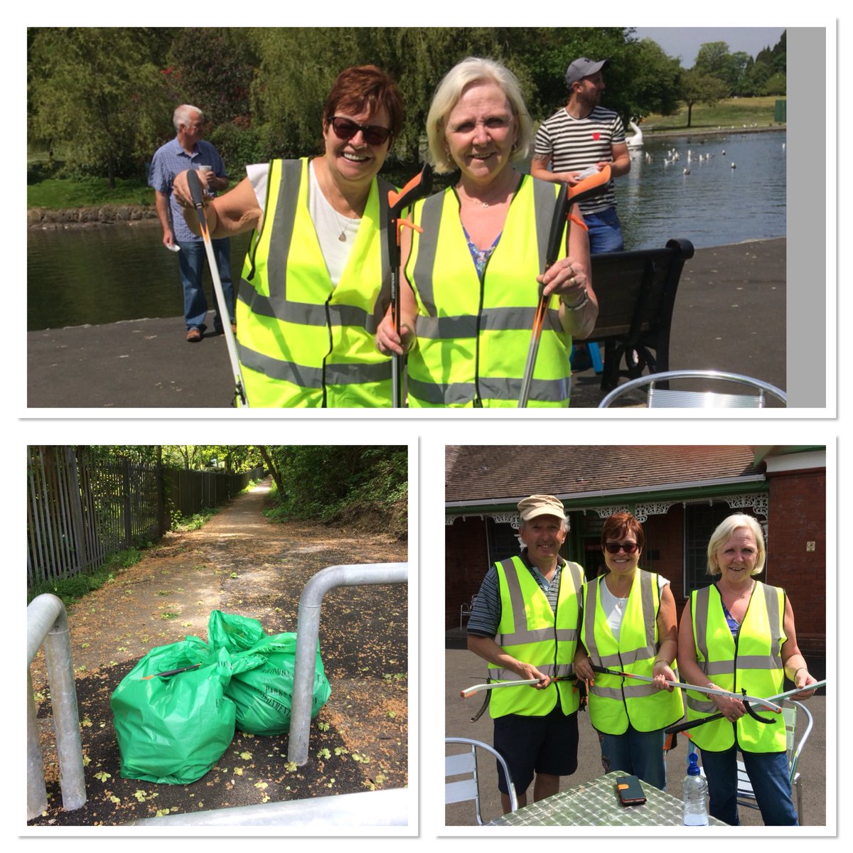 Great weather for our first ‘Friends of Aberdare Park’ litter pick today. Also cleared the path to the rear of the park- important first impressions. So lucky to have such a beautiful Park right on our doorstep - please use the litter and dog bins provided.