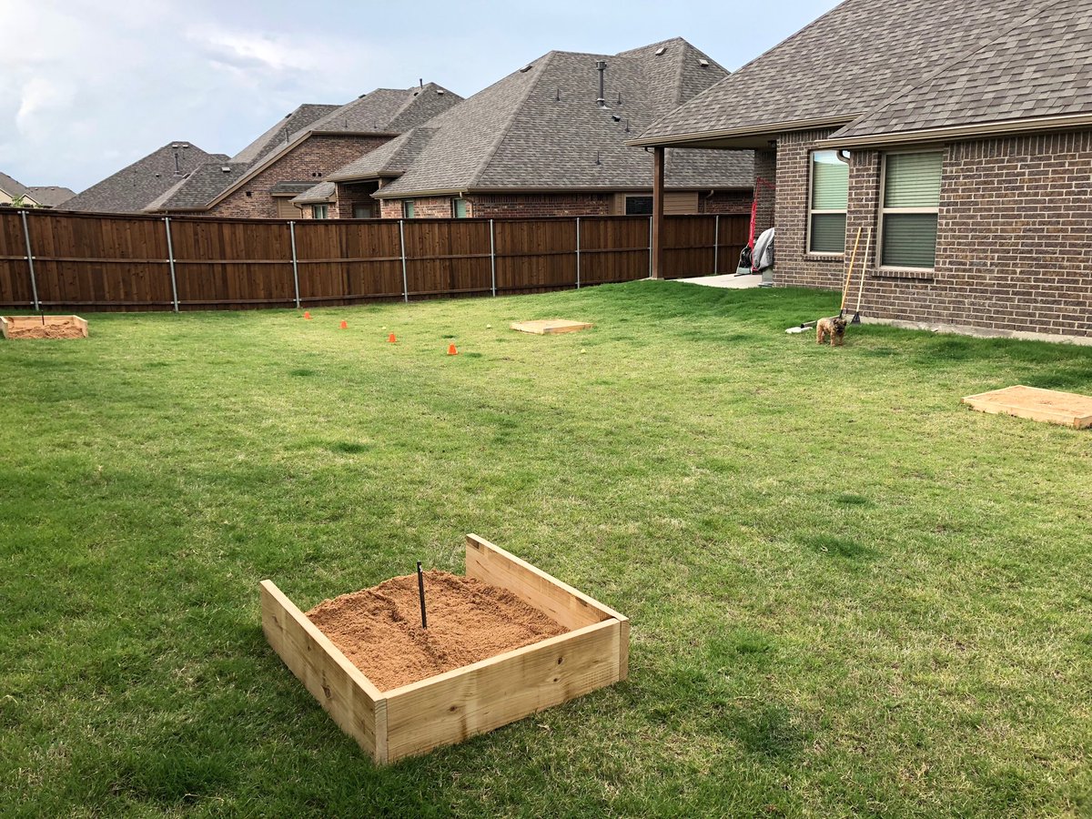 stevek1973's tweet photo. Horseshoes and Washers pits ready to go for next Saturday’s #RedneckGames https://t.co/6icWEKQayh