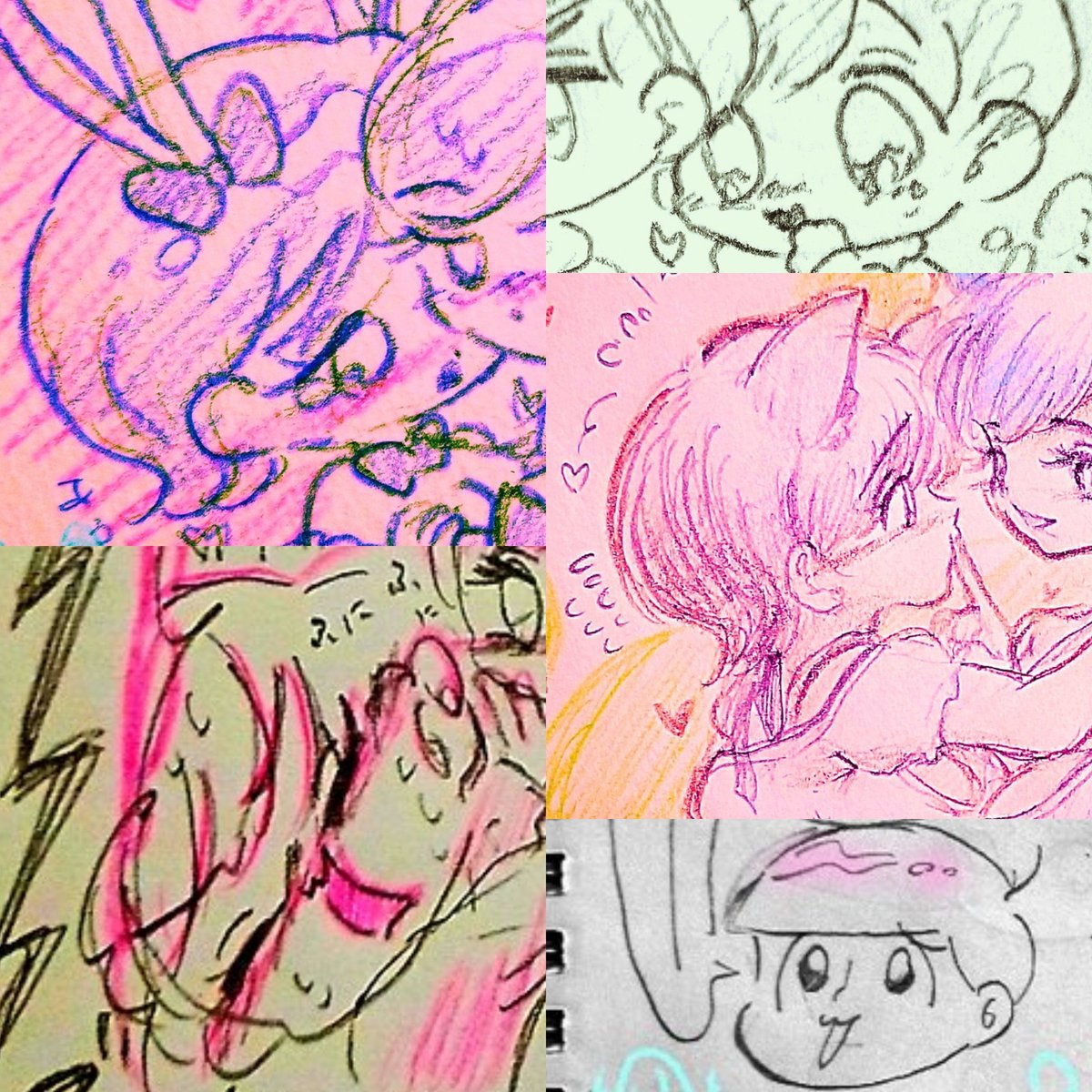 #描き手の性癖が出るトド松
驚きの隣人次男率
驚きのにょた率
(ていうかそれしか描いてない)
1番描きやすいんだよ、、、
こうして見ると結構表情豊かじゃな〜い? 