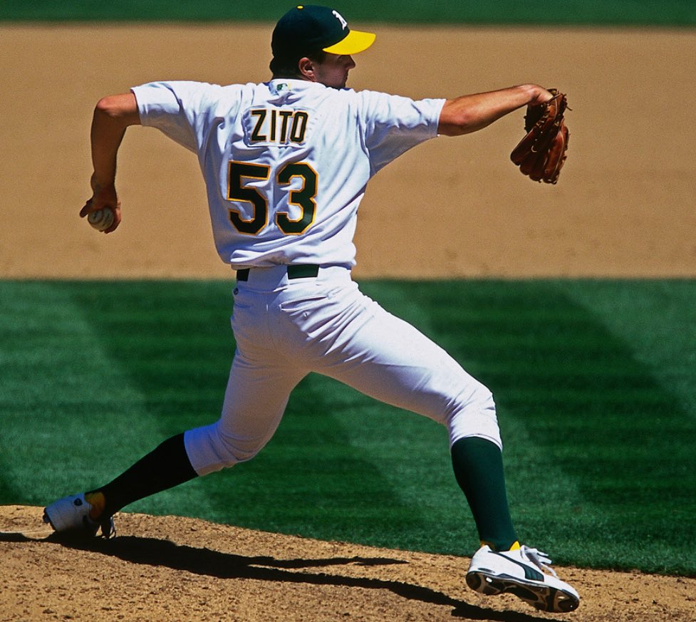 ThrowbackNames's tweet photo. Barry Zito, LHP

Known for his curveball and being a dominant lefty.

3x All-Star
2002 AL Cy Young Winner
2012 World Series Champion

W-L: 165-143
ERA: 4.04
SO: 1,885

#barryzito #mlb #oaklandathletics #sfgiants #throwbacknames https://t.co/8XxItBJw4S