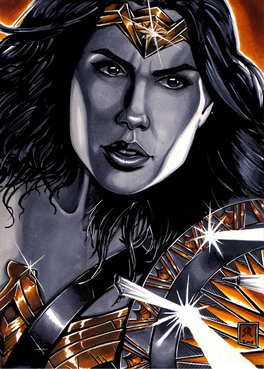 SamRogersArt1's tweet photo. Hello Twitter #WonderWoman #illustration #art #artwork #Illustrator #GalGadot https://t.co/sbYve7LTMm