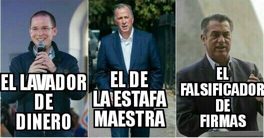 AlbaniaOC's tweet photo. Cosas que NO TE DIRÁN en el #DebatesMx
Cuando Peña empezó el sexenio el dólar costaba $12.96 y ahora está en $20. Meade es CÓMPLICE!!
Anaya está acusado de LAVADO de DINERO con TURBIOS INGRESOS.
¿Ves diferencia entre estos MAFIOSOS? @JNelsonE https://t.co/10knn9Lz6x