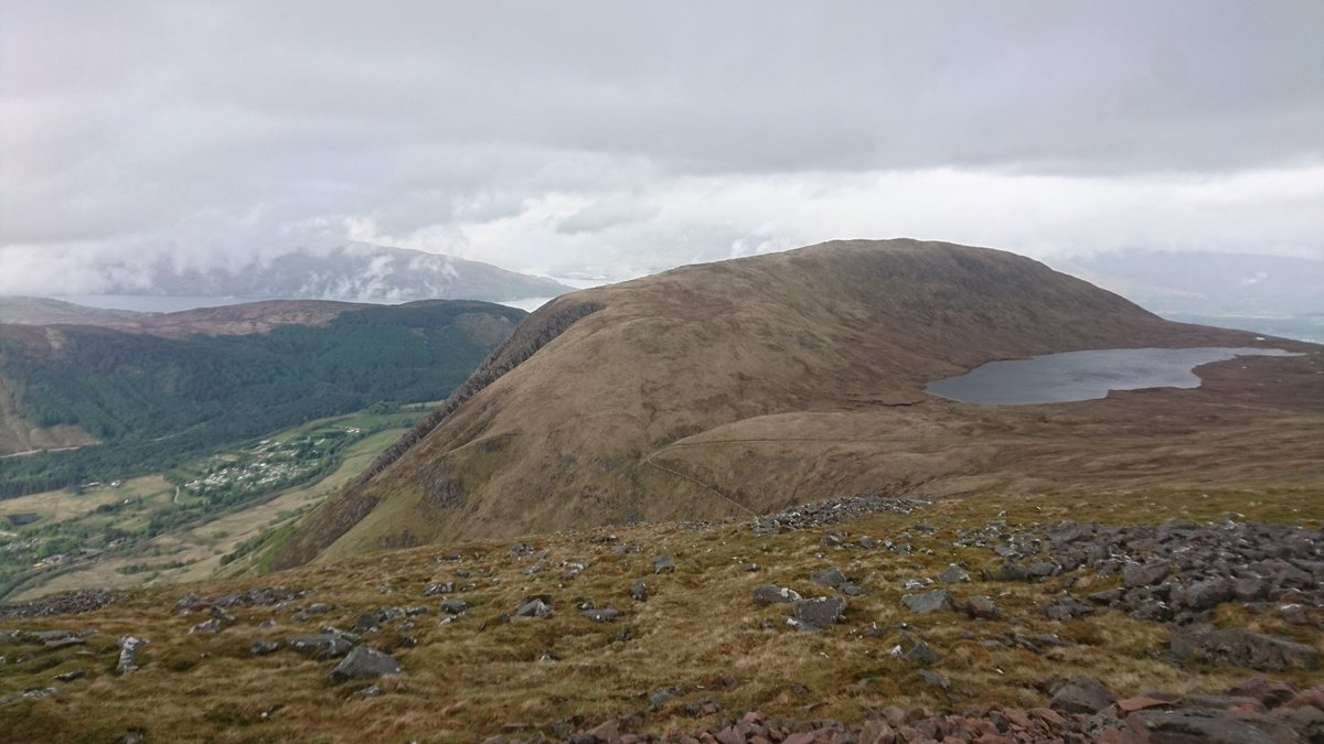 nickstadb's tweet photo. Ben Nevis done and in good time too! 2:30 up, 1:45 down. #threepeakstraining https://t.co/UCAKpyzoap