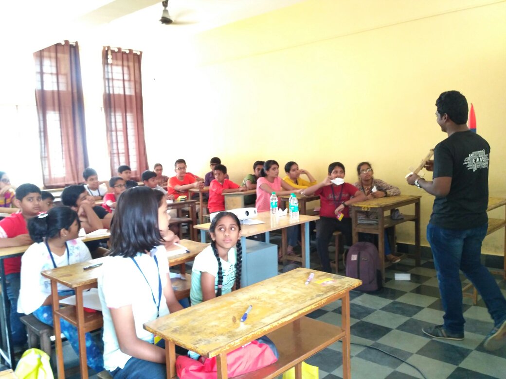 sassurender's tweet photo. We have organized Rocket Science workshop for kids at Bangalore.The Hindu English Daily has hosted this Summer Science Camp @ Bangalore. @Official_OSF in association with Hyoristic Innovations has facilitated sessions.
#OpenSpaceFoundation #InnovateYourSpace #OpenScienceCenter https://t.co/PivCYaMYXf