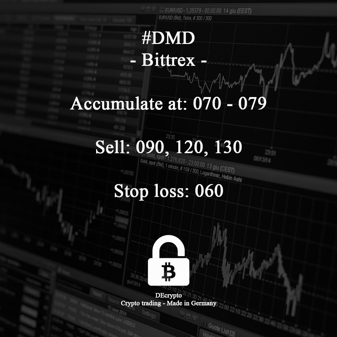 DEcrypto_ger's tweet photo. #signal #DMD #bitcoin #ethereum #btc #eth #coindesk #crypto #blockchain #cryptocurrency #cryptotrading #cryptonews #cryptosignal #money #market #trading #price #currency #cryptoinvestor #daytrader https://t.co/SqsE5xsVfQ