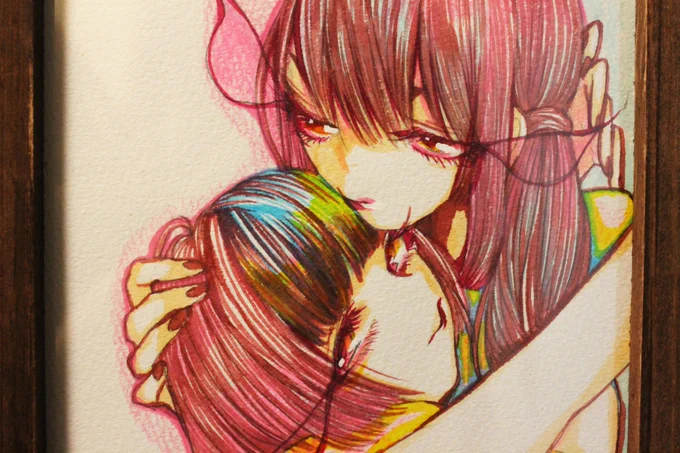 ( 原画作品 )二人 | sasimi shop  #booth_pm原画追加です!! 